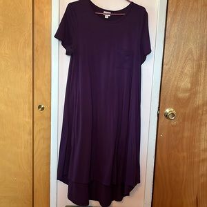 Lularoe Purple Carly dress
